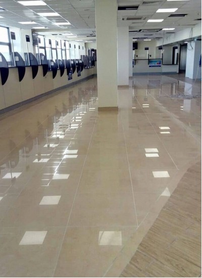 Commercial cleaning after repair